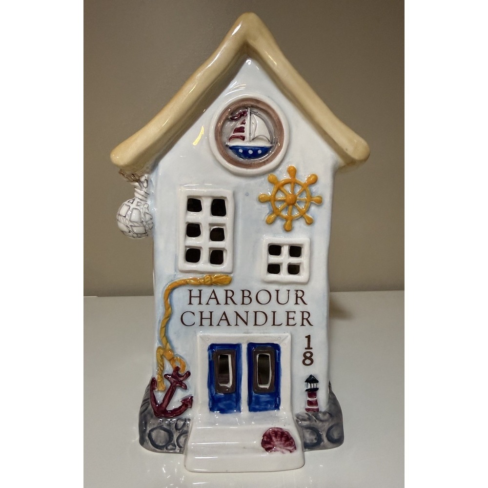 Blue Sky Clayworks HARBOR CHANDLER Ceramic Nautical Tealight Candle Holder New